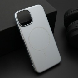 Futrola za iPhone 13 leđa Pure matte MagSafe - srebrna
