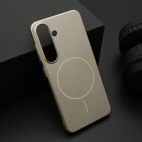 Futrola za Samsung Galaxy S25 leđa Pure matte MagSafe - zlatna