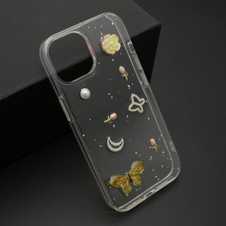 Futrola za iPhone 15 leđa Sticker - žuta