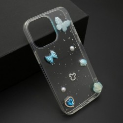 Futrola za iPhone 15 Pro Max leđa Sticker - plava