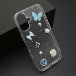 Futrola za iPhone 16 leđa Sticker - plava