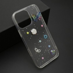 Futrola za iPhone 16 Pro Max leđa Sticker - siva