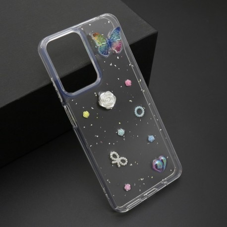 Futrola za Motorola Moto G05/E15 leđa Sticker - siva