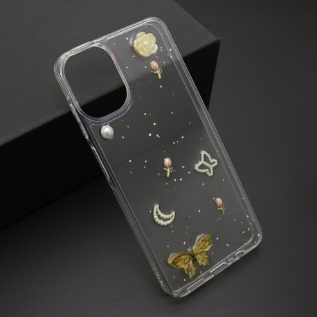 Futrola za Samsung Galaxy A06 leđa Sticker - žuta