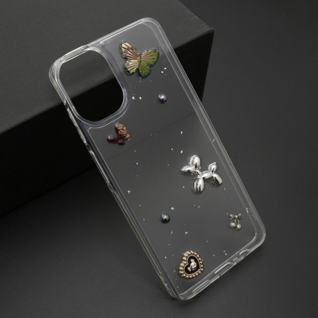 Futrola za Samsung Galaxy A06 leđa Sticker - braon