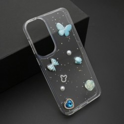 Futrola za Samsung Galaxy A55 leđa Sticker - plava