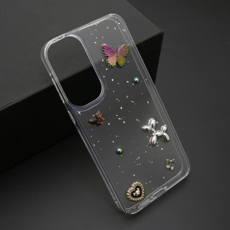 Futrola za Samsung Galaxy A55 leđa Sticker - braon