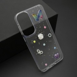 Futrola za Samsung Galaxy A55 leđa Sticker - siva
