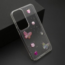 Futrola za Samsung Galaxy S24 FE leđa Sticker - pink