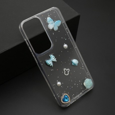 Futrola za Samsung Galaxy S24 FE leđa Sticker - plava