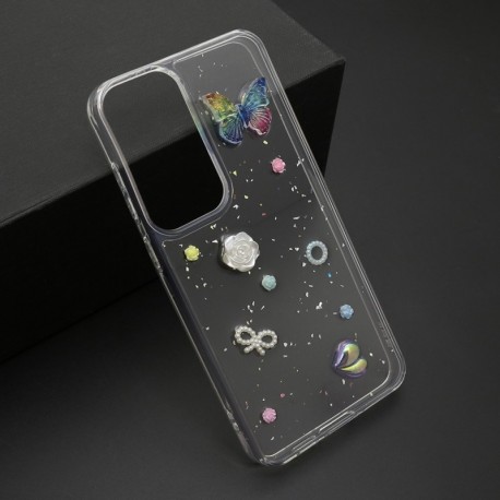 Futrola za Samsung Galaxy S24 FE leđa Sticker - siva