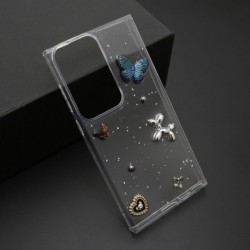 Futrola za Samsung Galaxy S24 Ultra leđa Sticker - braon