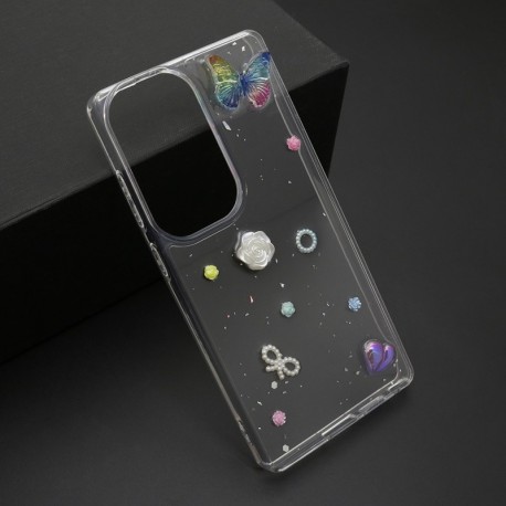 Futrola za Samsung Galaxy S25 Ultra leđa Sticker - siva