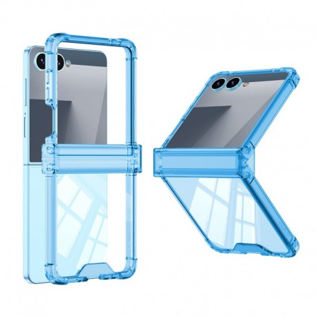 Futrola za Samsung Galaxy Z Flip 7/Flip7 leđa Color line transparent - plava