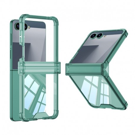 Futrola za Samsung Galaxy Z Flip 7/Flip7 leđa Color line transparent - zelena