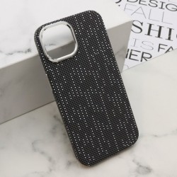 Futrola za iPhone 15 leđa Urban mesh MagSafe - crno-bela