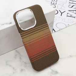 Futrola za iPhone 15 Pro leđa Urban mesh MagSafe - braon