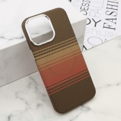 Futrola za iPhone 15 Pro Max leđa Urban mesh MagSafe - braon