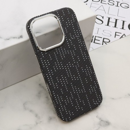 Futrola za iPhone 16 Pro leđa Urban mesh MagSafe - crno-bela