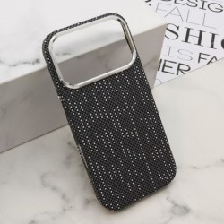 Futrola za iPhone 17 Pro Max leđa Urban mesh MagSafe - crno-bela
