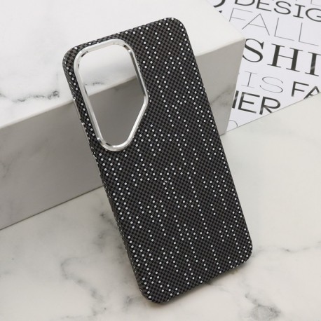Futrola za Samsung Galaxy S25 leđa Urban mesh MagSafe - crno-bela