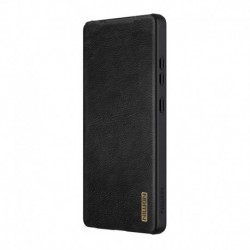 Futrola za Samsung Galaxy S25 Ultra preklop bez magneta bez prozora Nillkin Qin Pro - crna