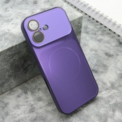 Futrola za iPhone 17 leđa Color metal MagSafe II - ljubičasta