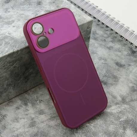 Futrola za iPhone 17 leđa Color metal MagSafe II - roza