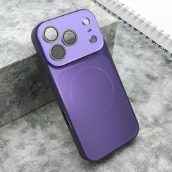 Futrola za iPhone 17 Pro leđa Color metal MagSafe II - ljubičasta