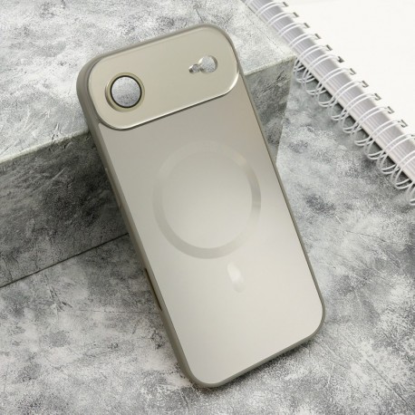 Futrola za iPhone Air leđa Color metal MagSafe - siva