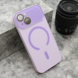 Futrola za iPhone 15 leđa Pastel pop MagSafe - ljubičasta