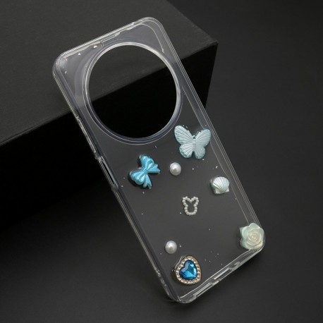 Futrola za Xiaomi Redmi 14C/14R leđa Sticker - plava