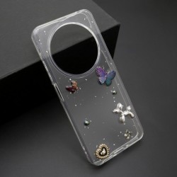 Futrola za Xiaomi Redmi 14C/14R leđa Sticker - braon