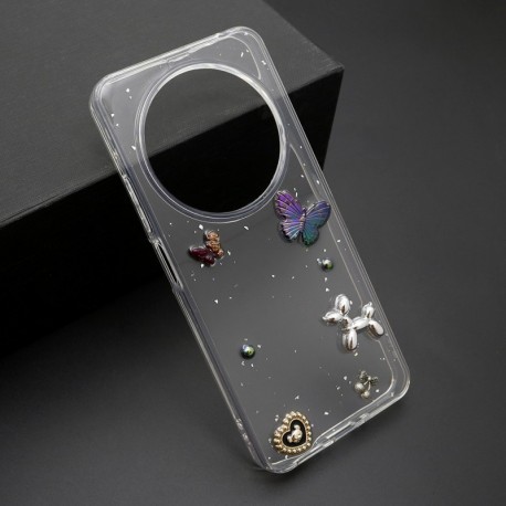 Futrola za Xiaomi Redmi 14C/14R leđa Sticker - braon