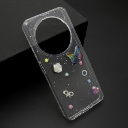 Futrola za Xiaomi Redmi 14C/14R leđa Sticker - siva