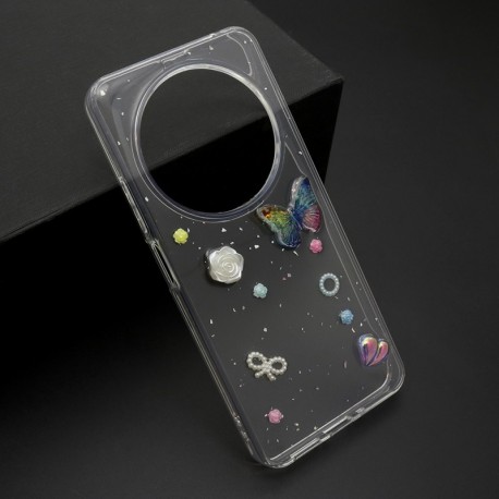 Futrola za Xiaomi Redmi 14C/14R leđa Sticker - siva