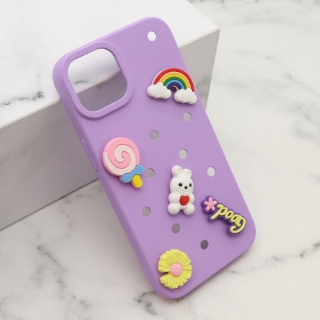 Futrola za iPhone 14 leđa Toy - ljubičasta