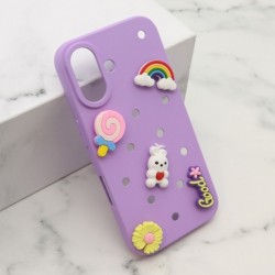 Futrola za iPhone 16 leđa Toy - ljubičasta