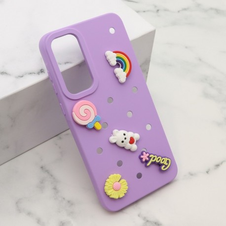 Futrola za Samsung Galaxy A55 leđa Toy - ljubičasta