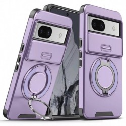 Futrola za Google Pixel 8A leđa CamShield Ring - ljubičasta