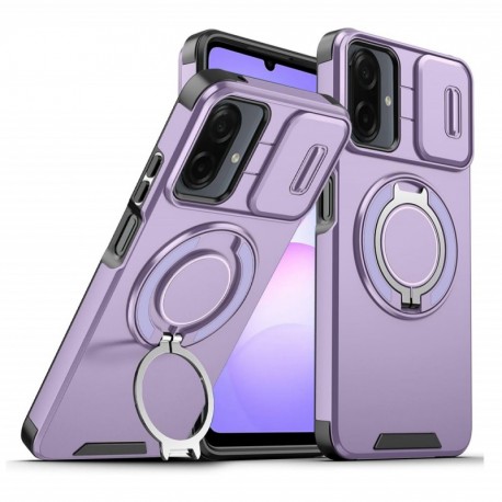 Futrola za Samsung Galaxy A07 leđa CamShield Ring - ljubičasta