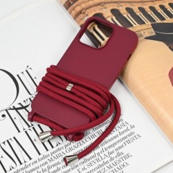 Futrola za iPhone 13 Pro leđa Crossbody - bordo