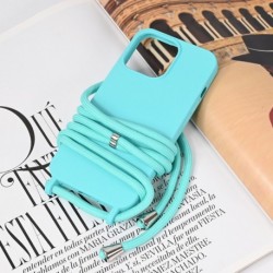 Futrola za iPhone 13 Pro leđa Crossbody - tirkizna