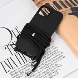 Futrola za iPhone 15 leđa Crossbody - crna