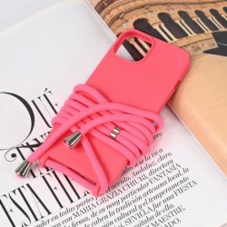 Futrola za iPhone 15 leđa Crossbody - pink