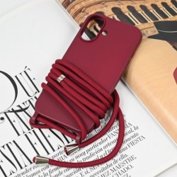 Futrola za iPhone 16 leđa Crossbody - bordo