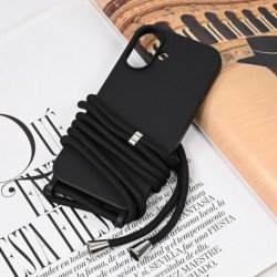 Futrola za iPhone 16 leđa Crossbody - crna