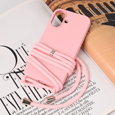 Futrola za iPhone 16 leđa Crossbody - roza