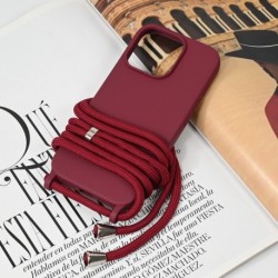 Futrola za iPhone 16 Pro leđa Crossbody - bordo
