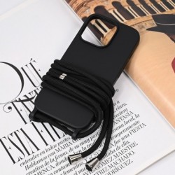 Futrola za iPhone 16 Pro leđa Crossbody - crna